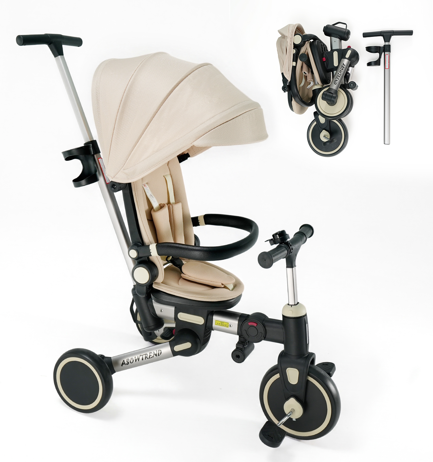 ASOWTREND 7in1 三輪車 メイン画像
